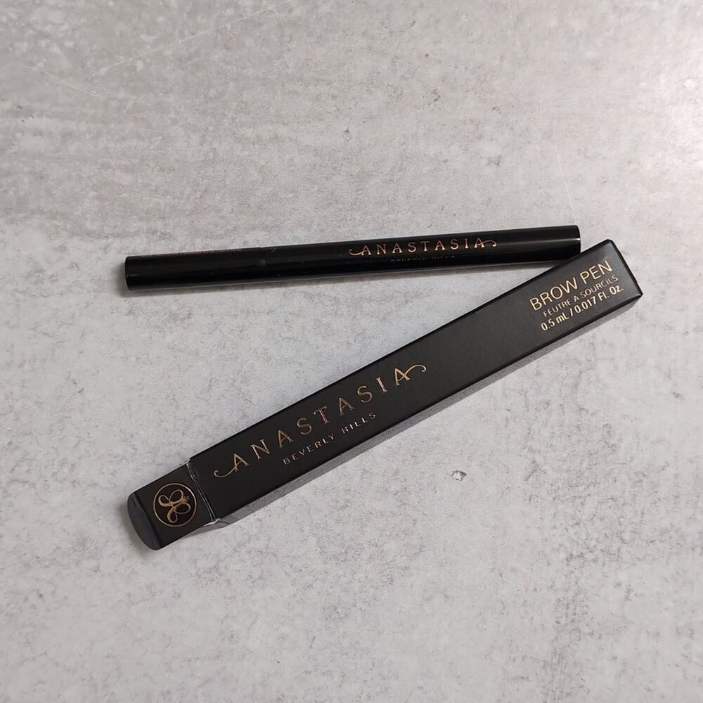 NWT Anastasia Beverly Hills Ebony Waterproof Brow Pen Makeup